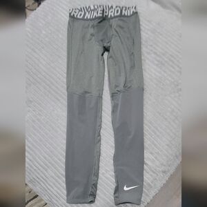 Nike Kids Pro Gray Leggings